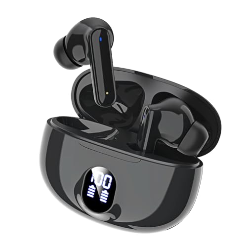 MISSOKIE Wireless Earbuds Bluetooth V5.3 2025 Headphones 36H Playback Deep Bass Stereo Ear Buds with LED Power Display Cha...