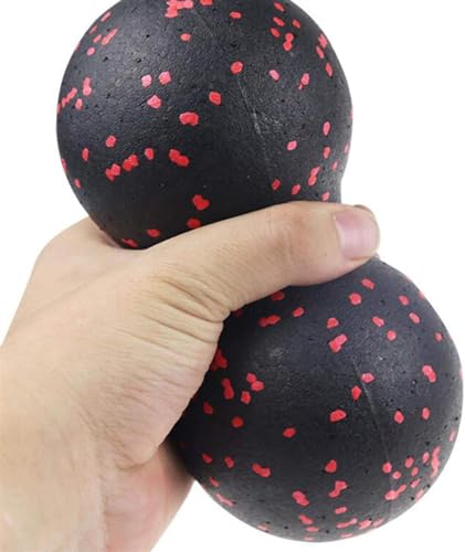 Risprsulen Black Peanut Massage Ball Double Lacrosse Massage Ball for Physical Therapy, Massage Tools and Equipment, Muscl...