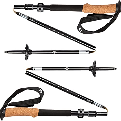 Black Diamond Unisex Alpine Flz Trekking Poles, Black,