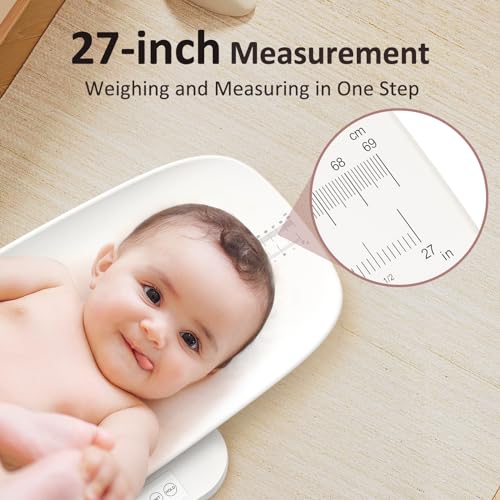 Baby Scale, Multifunctional Baby Weight Scale, Pet Scale for Puppy, Cat, Adult Scale Up to 330lbs, Accurate Digital Scale ...