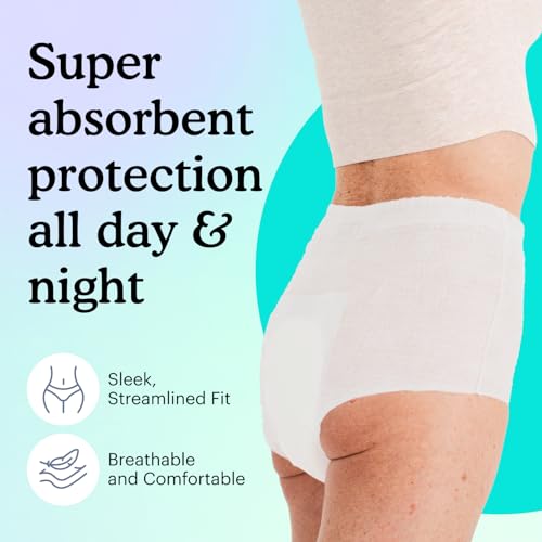Because Overnight Absorbency Pull Ups - Adult Disposable Incontinence Underwear, Extra Absorbent Nighttime Briefs for Men ...
