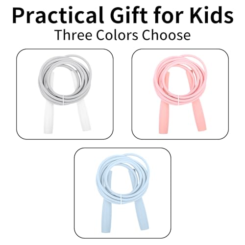 Jump Ropes Kids, Adjustable Children Jump Rope with ABS Handles and PVC Rope for Child Student Toddler
