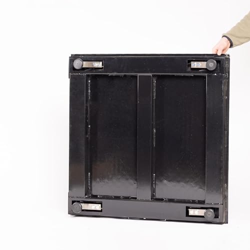 48"x48" Industrial Floor Scale, Heavy-Duty Warehouse Scale with Digital Indicator, Accurate Pallet Scale for Postal Luggag...