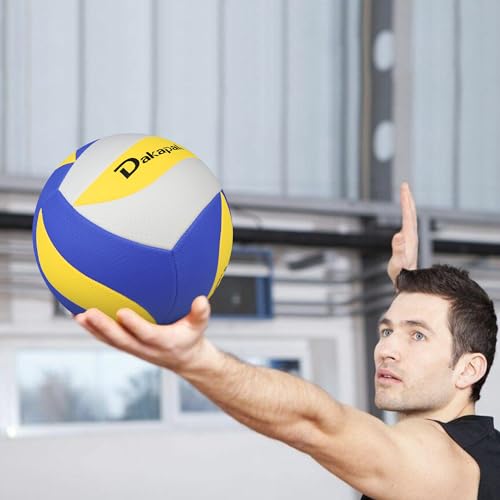 Dakapal Official Air Volleyball – Soft & Lightweight Volleyball for Recreation, Training, and Outdoor/Indoor Play – Offici...
