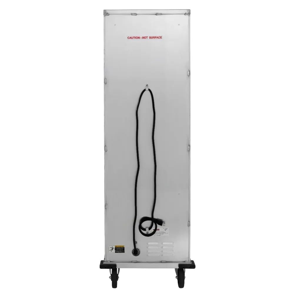 Kratos Full Size Commercial Non-Insulated Holding and Proofing Cabinet | Holds 36 Full Size Sheet Pans | Mobile | Clear Door | 120V, 1440W (28W-152)
