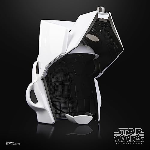 STAR WARS The Black Series Scout Trooper Premium Electronic Helmet with Sound Effects, Return of the Jedi Adult Roleplay Item