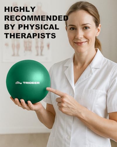 Trideer Exercise Balls Physical Therapy, 9 Inch Pilates Ball Between Knees for Physical Therapy, Mini Exercise Ball - Yoga...