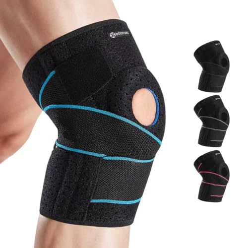 DOUFURT Knee Brace for Women & Men Meniscus Tear, Plus Size Knee Braces for Knee Pain Relief, Arthritis, Compression Knee ...