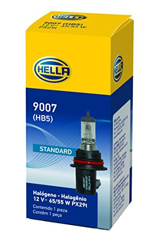 Hella 9007 Standard Halogen Bulb - 12V, 65/55W, Multi Color, 1 Count