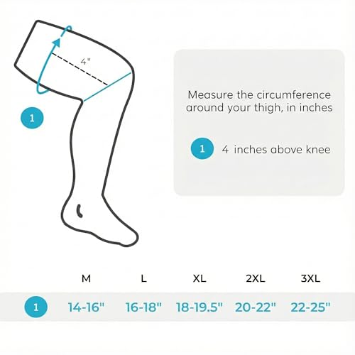 inflossom Bamboo Knee Sleeves, 2-Pack Knee Compression Sleeve Women Men Elastic Warm Slip-on Recovery Knee Brace for Arthr...