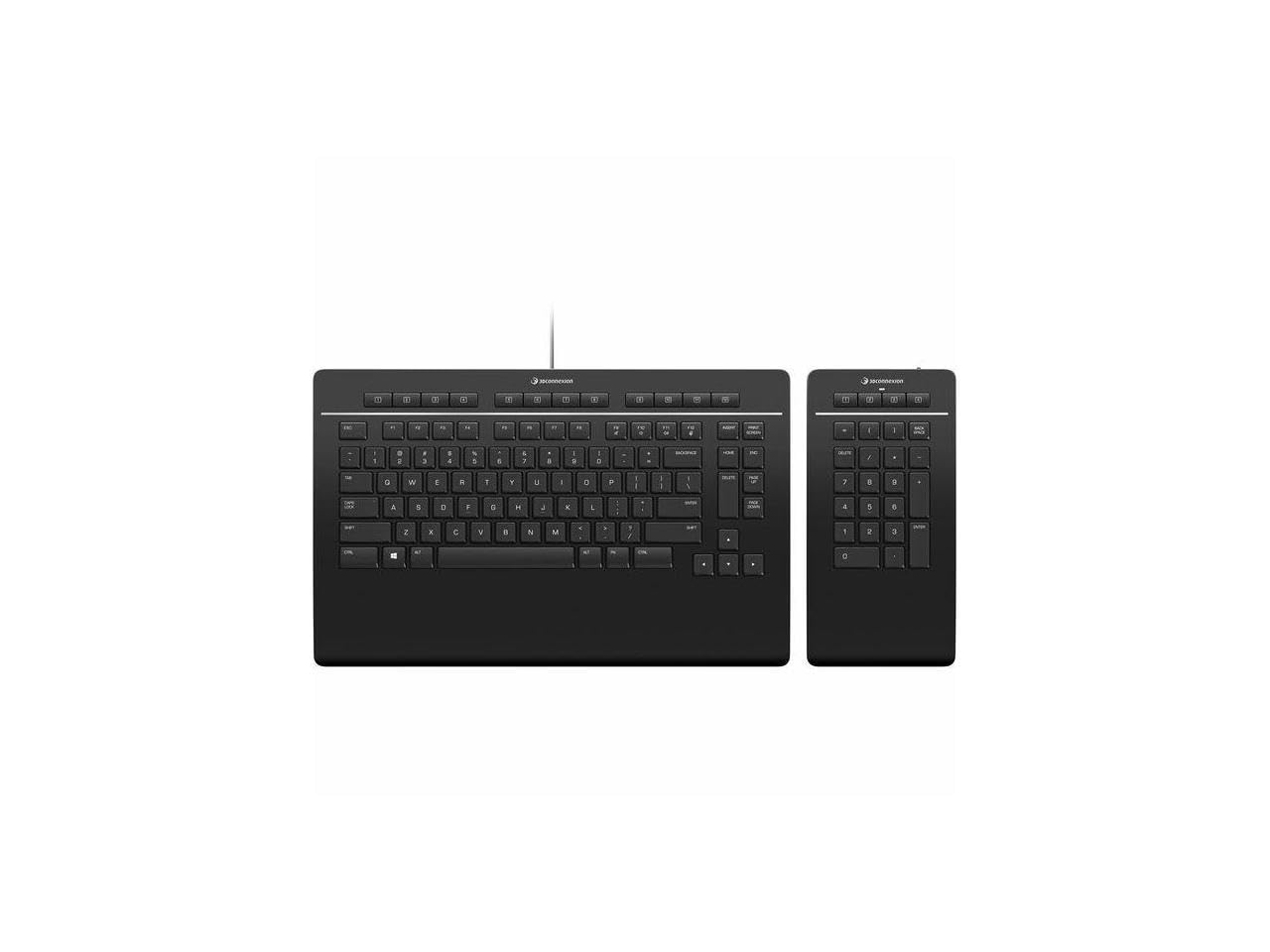 3Dconnexion Keyboard Pro With Numpad, Us (Qwerty)