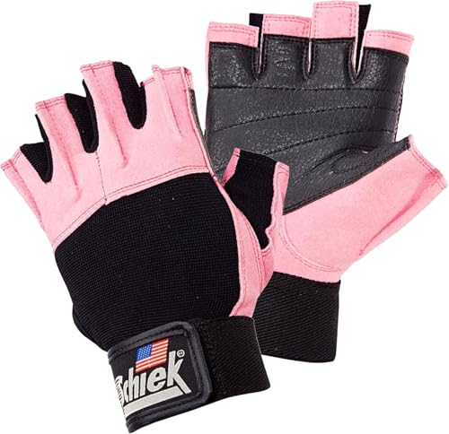 Schiek Sports 520 Women's Gloves - Fingerless Weightlifting Gloves for Women