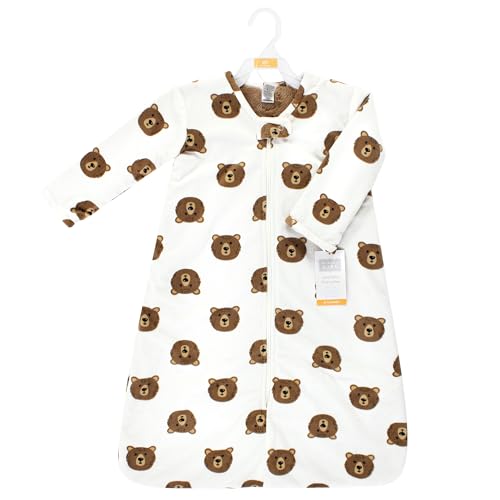 Hudson Baby Unisex Baby Long Sleeve Plush Faux Fur Sleeping Bag, Wearable Blanket
