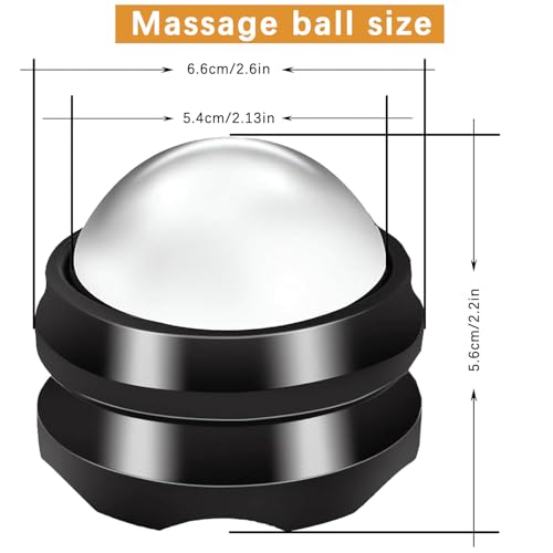 Acreditch Cold Massage Roller Ball - Deep Tissue, Stiffness, 6 Hours Cold Therapy Manual Massage Ball, Joint Pain, Stress ...