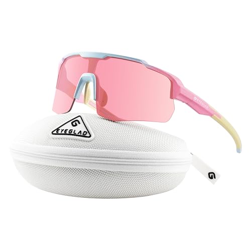 EYEGLAD MOTIONVIEW Sports Sunglasses Outdoor HD High Contrast UV400 Running Baseball Softball Sports Eco-friendly