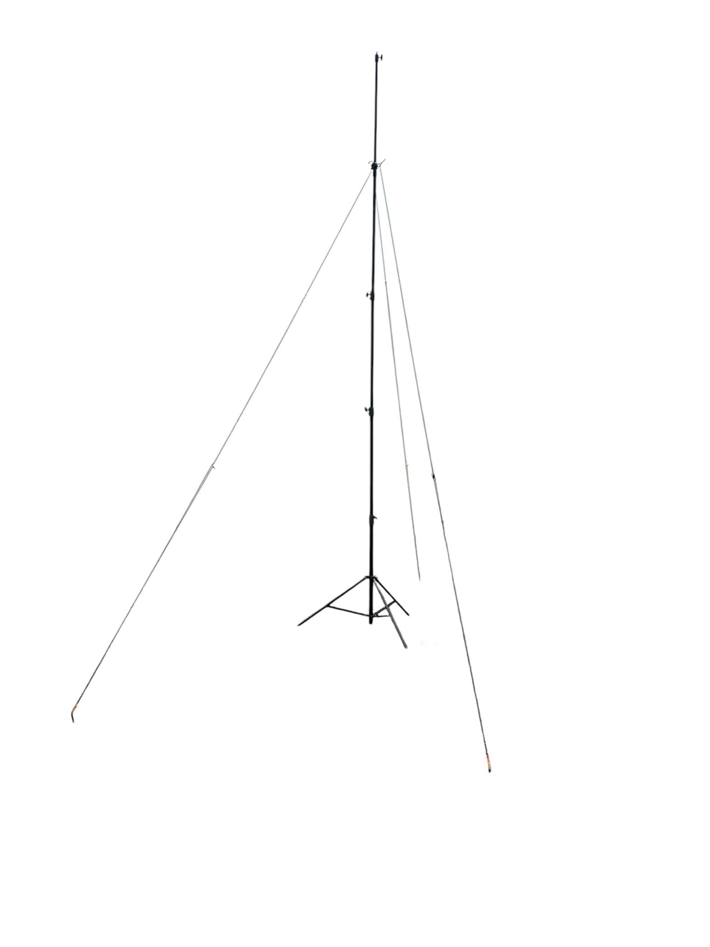Glide Gear TST 20 Sky High 20' Tall Video Camera Tripod Stand – Air-Cushioned Telescoping Sections, Supports Up to 8 lbs – Ideal for Overhead Shots in Film & Photo - Stabilization Kit Included