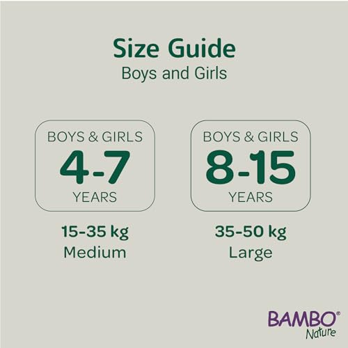 Bambo Nature Premium Dreamy Night Pants, Pull Up Pants, Eco-Labeled Night Time Diapers, Secure, Comfortable, Skin Friendly...