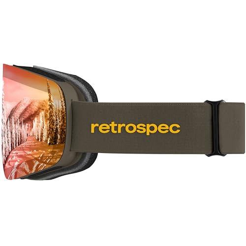 Retrospec Flume Ski Goggles for Men and Women UV Protection