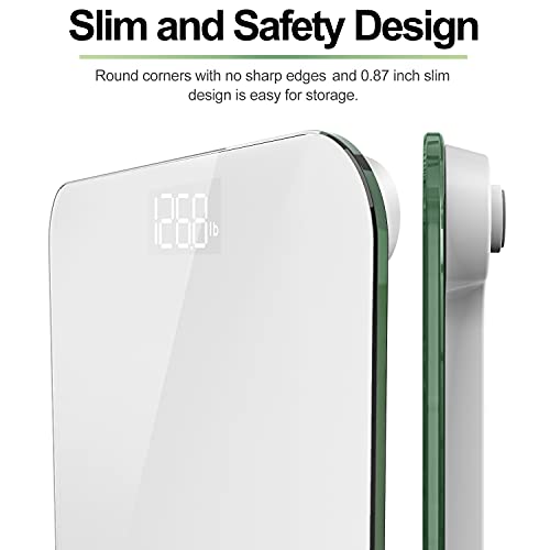 RENPHO Scale for Body Weight, Mechanical Bathroom Weighing Scale, Highly Accurate & Measures Weight up to 400 lb/180kg, Ba...