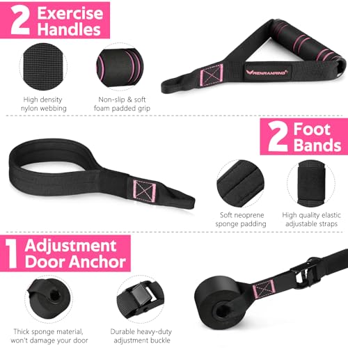 Pilates Bar Kit with Resistance Bands, Multifunctional Pilates Bar for Women & Men with Heavy-Duty Metal Adjustment Buckl...