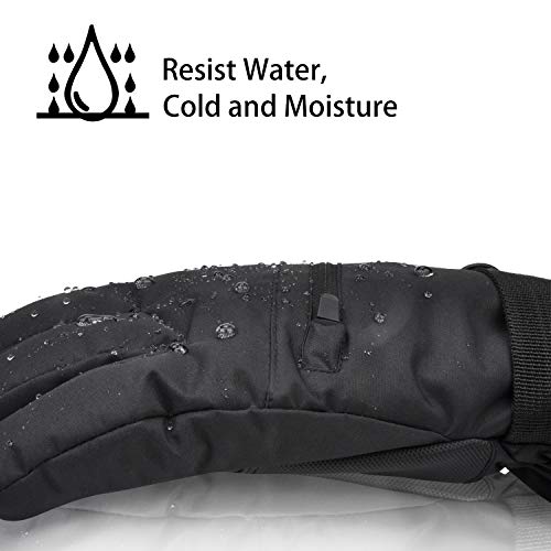 Solaris Waterproof Ski Gloves for Men Women, Winter Warm Cozy 3M Thinsulate Snowboard Gloves for Skiing, Snowboarding, Sho...