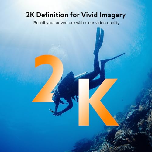 Losfom Z10 4K Action Camera, 256GB Wearable Sports Camera with Waterproof Case, Magnetic Clip, and Quick-Mount Accessorie...