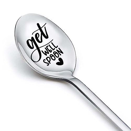 Get Well Spoon Inspirational Sobriety Gifts for Women Best Friend BFF Gift for Girls Post Surgery Recovery Gifts for Daugh...
