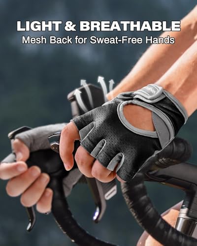 VINSGUIR Workout Gloves for Women and Men, Breathable Weight Lifting Gloves for Gym Exercise, Fitness, Training, and Cycli...