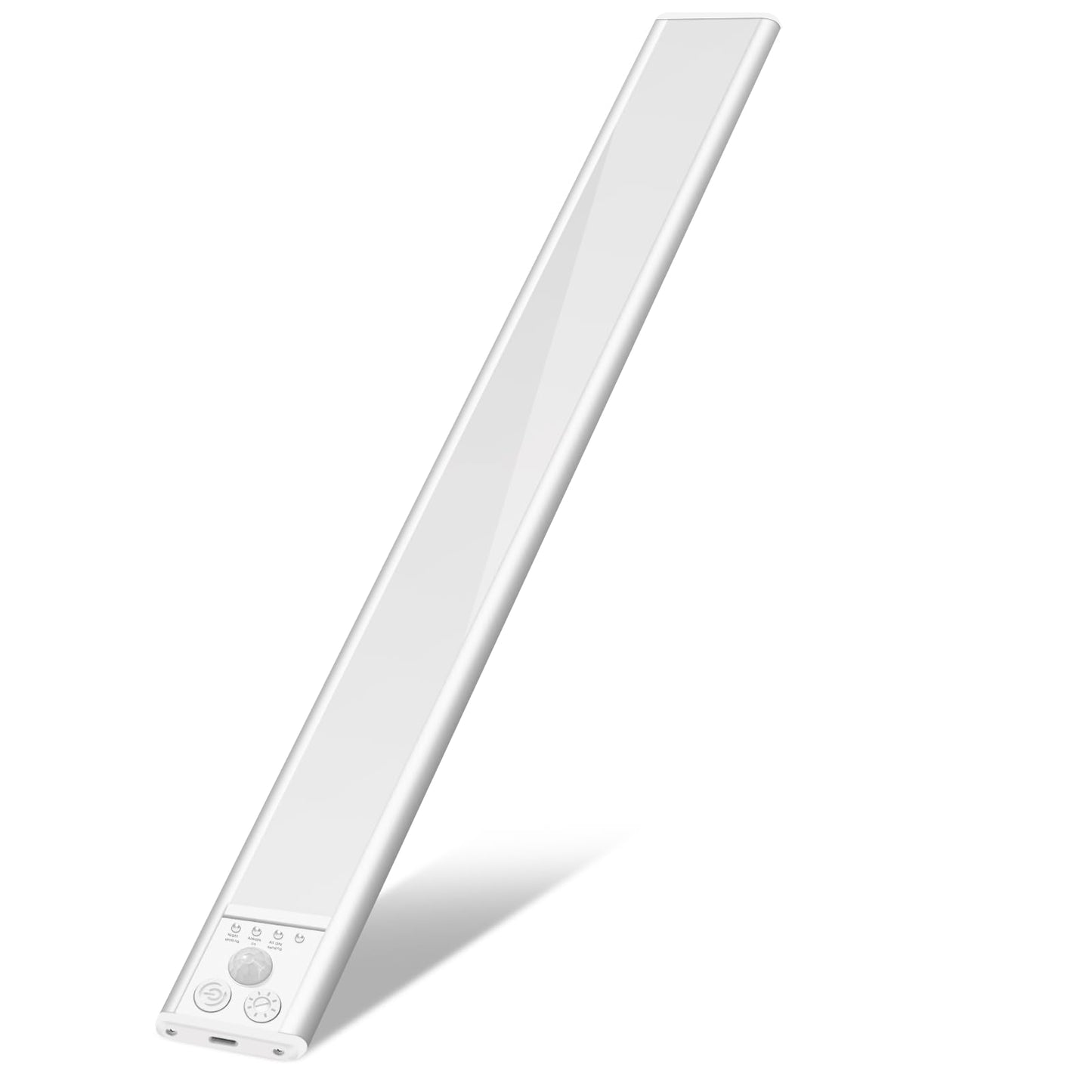 Under Cabinet Lighting  Led Motion Sensor Light Indoor With 3 Color Dimmable  2000Mah Battery Operated Closet Lights Rechargeable Lamp  Magnetic Under Counter Night Lights Used In Cabinet (12 Inches)