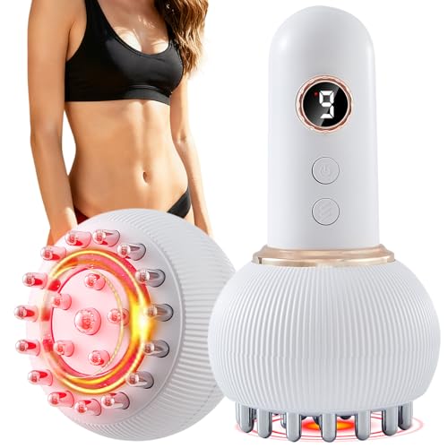 Yuonry Lymphatic Drainage Massager & Anti Cellulite Massage Tool, Helps Reduce Stretch Marks & Cellulite, for Legs, Arms &...
