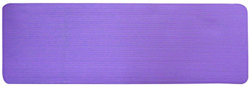 BalanceFrom 1-Inch Thick High-Density Exercise Yoga Mat, Non-Slip Workout Mat with Carry Strap for Men & Women, Ideal for ...