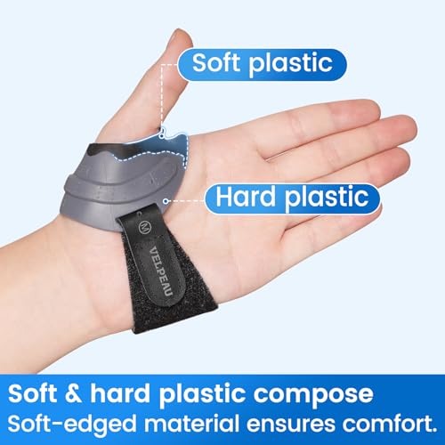 Velpeau CMC Thumb Brace for Osteoarthritis - with Shape-memory Restriction Splint, CMC Joint Stabilizer, Basal Thumb Arthr...