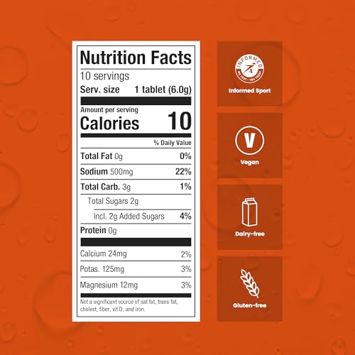 Precision Hydration Electrolyte Tablets - Multi Strength Effervescent Hydration Tablets - Combats Cramp - Low Calorie, Glu...