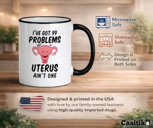 Casitika Hysterectomy Recovery Gifts. 11 Oz Funny Mug For Post Uterus Surgery Gift. Get Well Hysterectomy Gifts For Women....