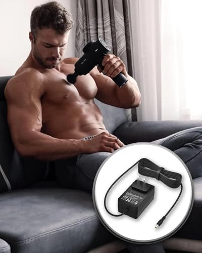 VHBW 24V Charger Compatible with Opove M3 Pro Massage Gun Charger Compatible with Opove G3 Pro Massage Power Cord 5.9Ft