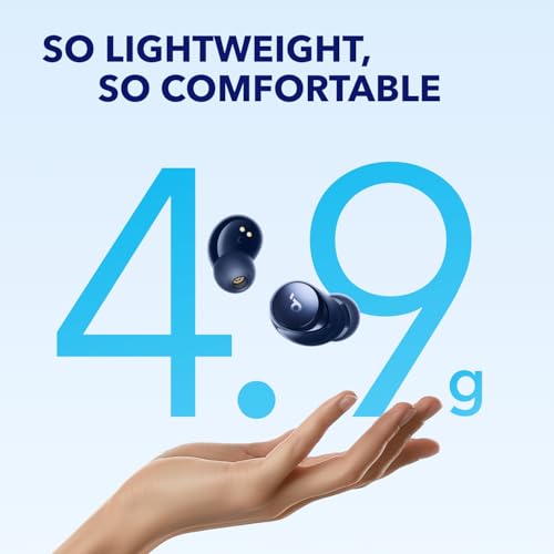 soundcore by Anker Space A40 Auto-Adjustable Active Noise Cancelling Wireless Earbuds, Reduce Noise by Up to 98%, 50H Play...