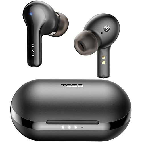 TOZO A2 Mini Wireless Earbuds Bluetooth 5.3 in Ear Light-Weight Headphones Built-in Microphone, IPX5 Waterproof, Immersive...
