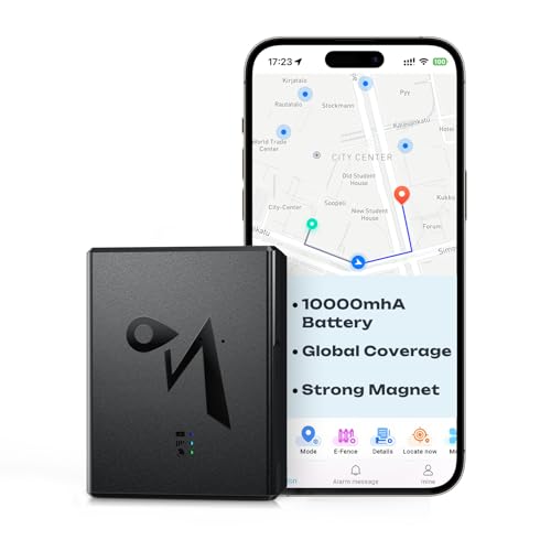 CXK GPS Tracker for Vehicles, Up to 6-Month Battery 4G LTE Car Tracker with Strong Magnetic 90-Day Location History, Globa...