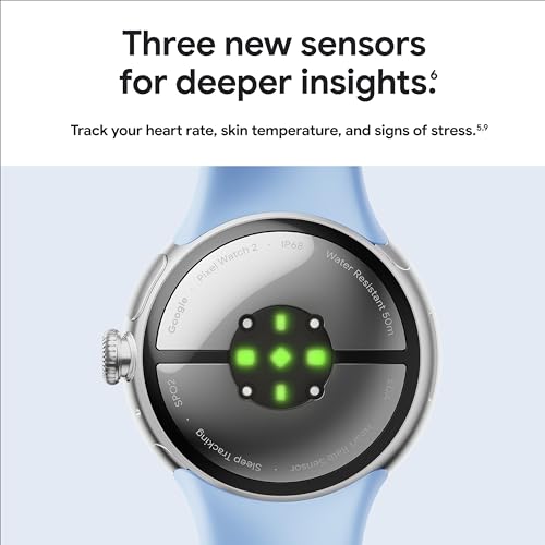 Google Pixel Watch 2 (Previous Model) with the Best of Fitbit - Heart Rate Tracking, Stress Management, Safety Features - ...