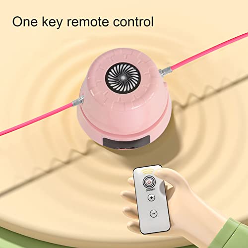 ciciglow Jump Rope Machine with Remote, Jump Workout Entertaining Interaction Rope Skipping Machine for Family, Office, Gy...