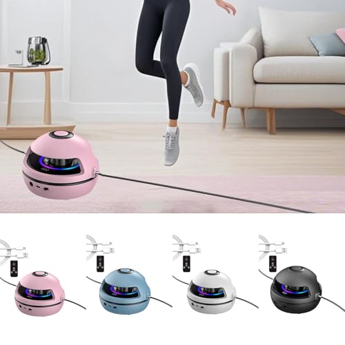 Smart Counting Rope, Smart Jump Rope Machine, Electric Music Jump Rope, 1-10 Speed Levels, Bluetooth Remote Control, Paren...