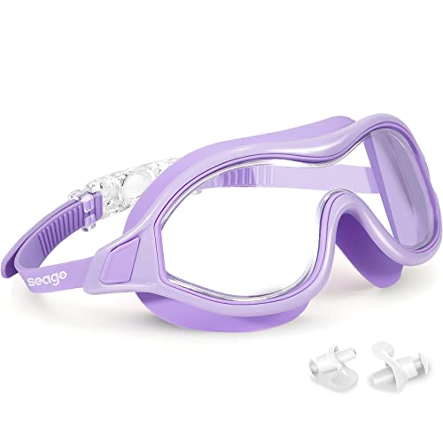 Swim Goggles No Leaking Anti-Fog Pool Goggles Swimming Goggles for Adult Men Women Youth, UV Protection 180° Clear Vision