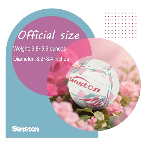 Senston Soft Volleyball Official Size 5 - Beach Volleyball for Indoor/Outdoor Play/Entertainment