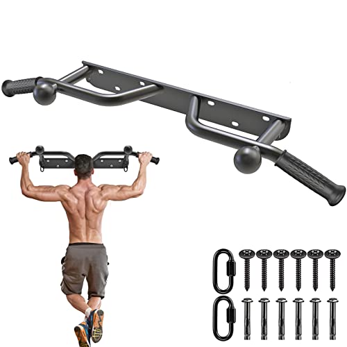 Kipika Heavy Duty Wall Mounted Doorway Pull Up Bar, Multifunctional Chin Up Bar, Portable Fitness Door Bar, Body Workout H...