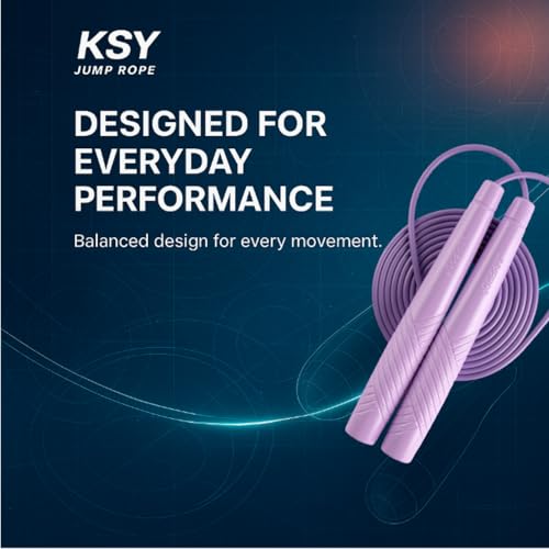 Jump Rope for Men and Women (Lifestyle Series) – Premium Soft-Grip Fitness Rope for Women | Elegant Design, Smooth Rotatio...