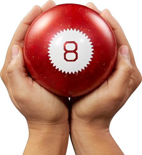 Mattel Games Magic 8 Ball Mattel 80th Anniversary Edition Novelty Game for Kids, Fortune-Telling Toy for Family Nights, Ga...