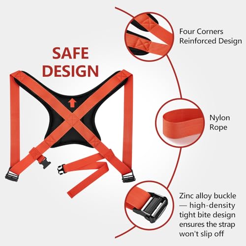 KEDSUM Moving Straps - Lifting Straps Moving for Furniture, 2-Person Lifting & Moving System, Hold Up to 800LBS for Applia...
