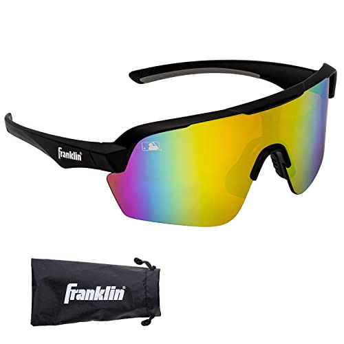 Franklin Sports Baseball + Softball Sunglasses - Men's + Women's Sports Sunglasses - Flip Up Shades + Non Flip Glasses