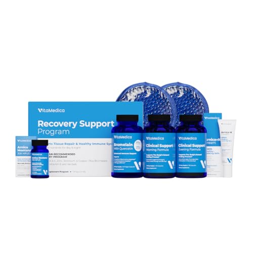 VitaMedica | Ultimate Recovery Bundle | Surgery Prep | Wound Healing | Supplements | Arnica K Oxide Cream | Hot Cold Packs...