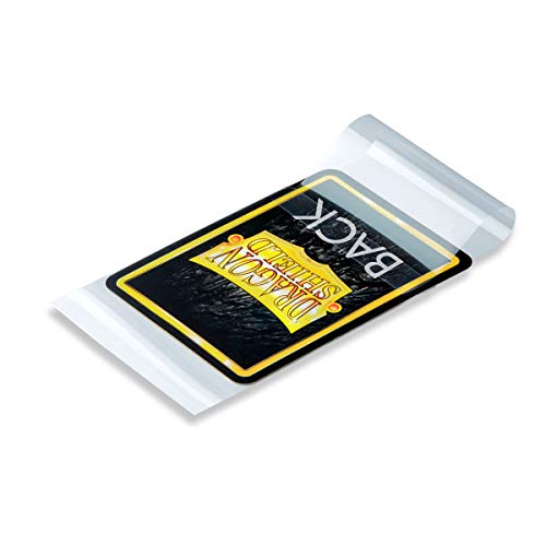 Dragon Shield Sealable Inner Card Sleeves Standard Size (100 CT) – PVC-Free Polypropylene Double-Sleeve Protection Compati...